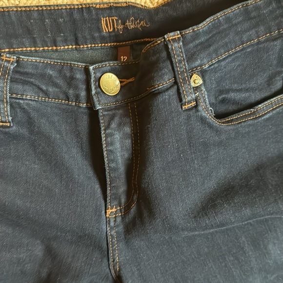Kut from the Kloth Dark Wash Skinny Jean - Picture 2 of 4